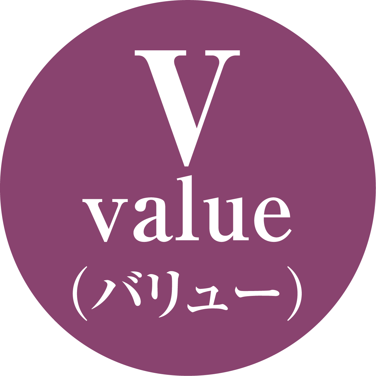 value 価値